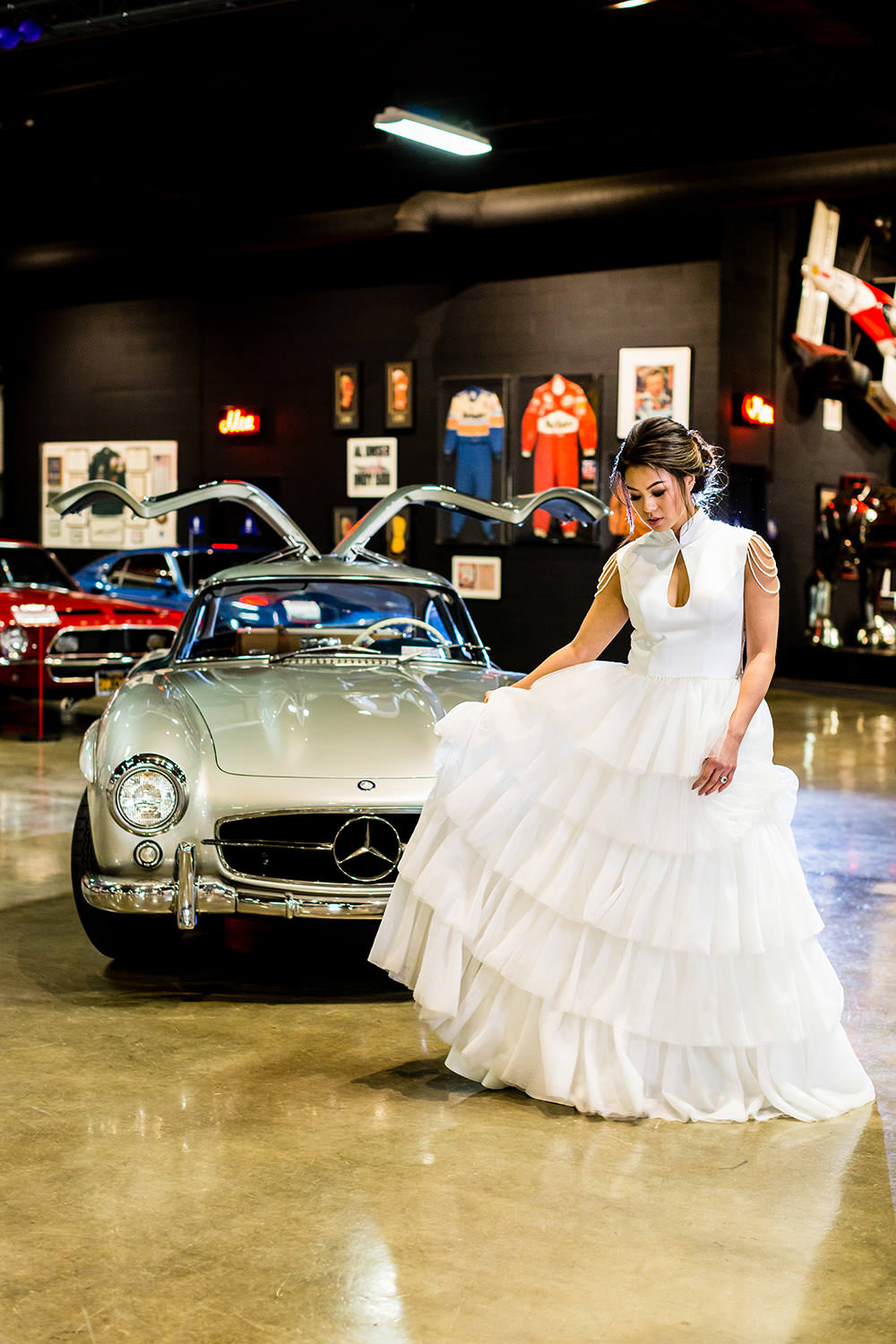 Marconi Automotive Museum Southern California Wedding in Costa Mesa