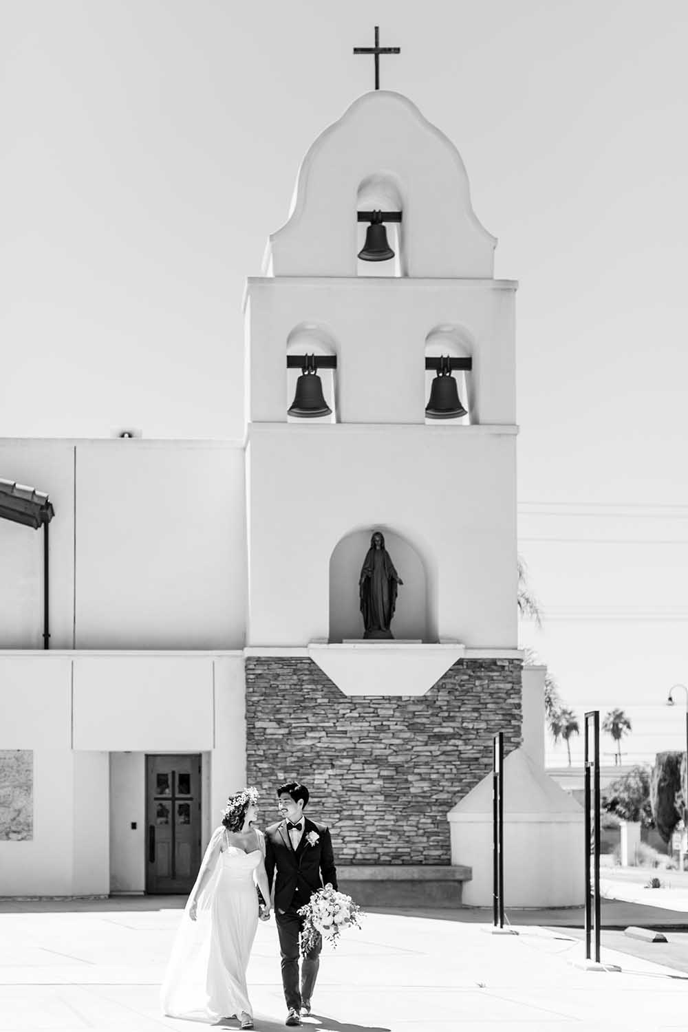 bycphotography la purisma catholic church orange wedding